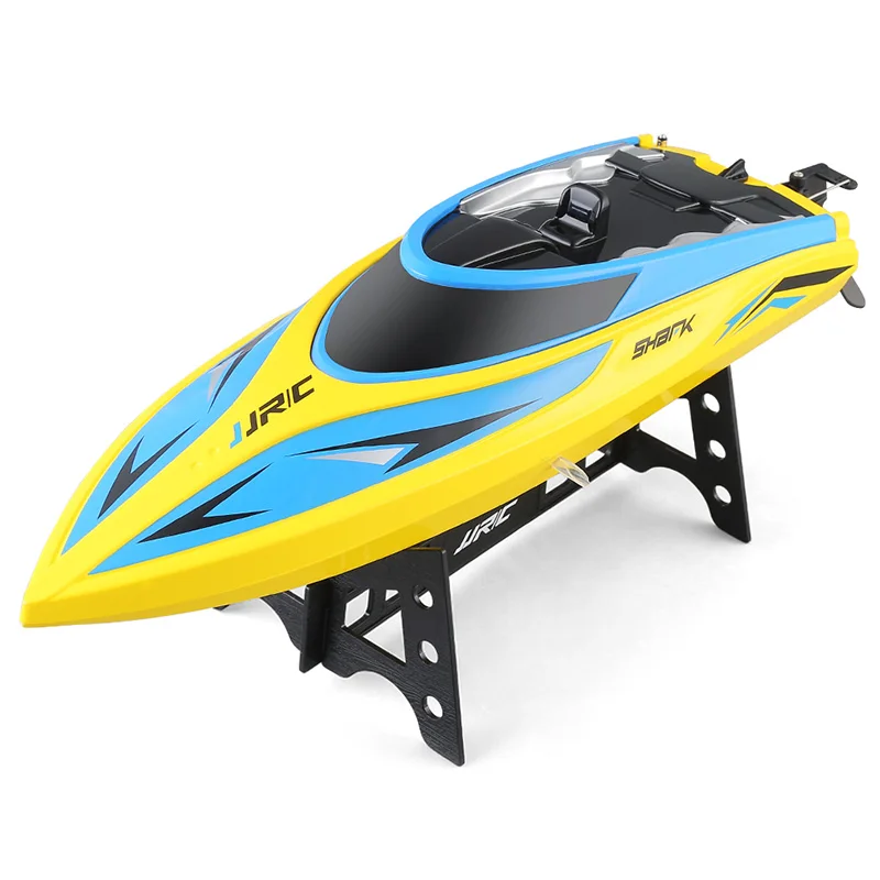 JJRC S1 S2 S3 радиоуправляемая Лодка Водонепроницаемый сброс оборотов водяное охлаждение Высокая скорость 25 км/ч скоростная лодка гоночная лодка с двумя батареями - Цвет: Yellow