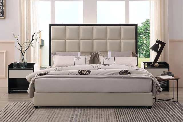 Special Offers Europe and America Genuine leather bed frame Soft Beds Home Bedroom Furniture cama muebles de dormitorio / camas quarto 1.8*2 m Special Offers Europe and America Genuine leather bed frame Soft Beds Home Bedroom Furniture cama muebles de dormitorio / camas quarto 1.8*2 m