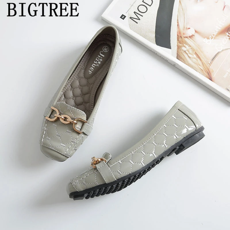 Loafers Women Creepers Harajuku Shoes Flat Shoes Women Leather Brand Luxury Zapatos Mujer Buty Damskie Ayakkabi