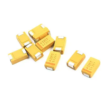 

10pcs D Type Surface Mount 3.3uF 50V SMD SMT Chip Tantalum Capacitors
