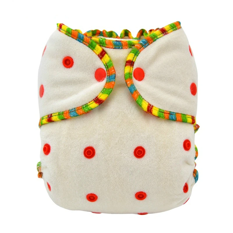 

1pc Lilbit Baby Reusable and Washable Bamboo Fitted Diaper