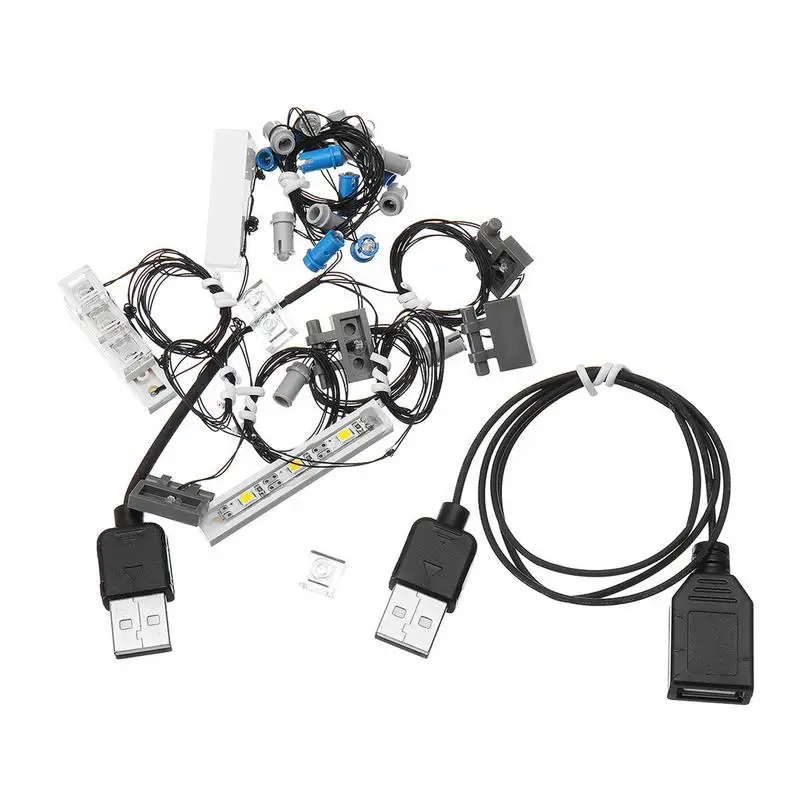 Luz LED Kit de iluminación luminoso DIY bloques de construcción sólo para LEGO 42083 Bugatti Chiron técnica conjunto - 4