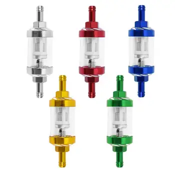 

CNC Universal Gas Fuel Oil Filters 8mm Oil Filter Motorcycle Accessories For ATV Dirt Pit Bike Automobile Motocross Accessories