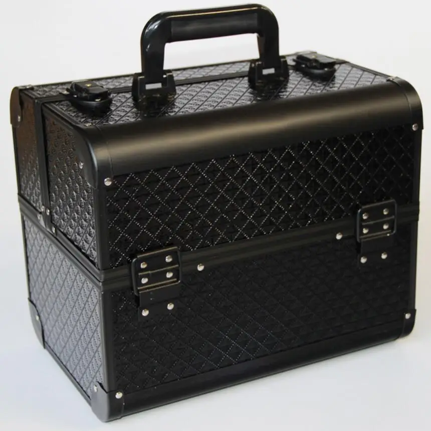 Big Size Black Makeup Organizer,Cosmetic Jewelry Box,Make Up Cosmetic