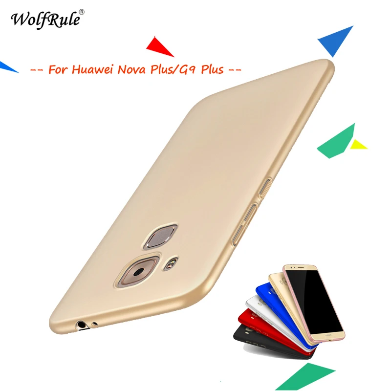 WolfRule для крышки huawei Nova Plus чехол Гладкий тонкий PC чехол для телефона для huawei Nova Plus чехол для huawei G9 Plus чехол 5,5''