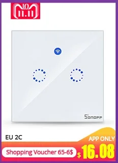 ITEAD SONOFF TH16 умный переключатель датчик температуры и влажности Модуль автоматизации умный дом беспроводной пульт дистанционного управления 16А 3500 Вт