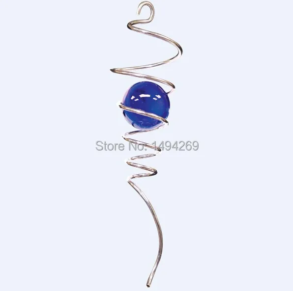 11'' spiral twister / spiral tail / wind spinner twister / crystal