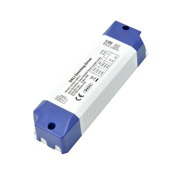 

Constant Current DALI Dimmer Decoder Series 120-240VAC 350mA /500mA / 700mA *1 channel DALI LED Controller EUP20D-1WMC-0