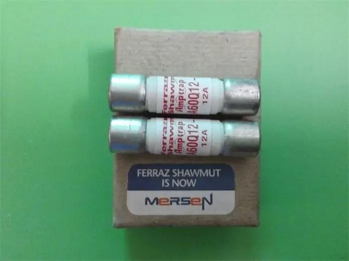 

Free shipping 5pcs A60Q12-2 fuse Ferraz French Roland genuine 10X38MM 12A 600V