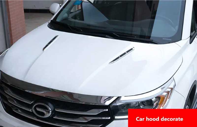 Car Styling Car Hood decoration car shark gills Air outlet Sticker for Fiat Panda Bravo Punto Linea Croma 500 595