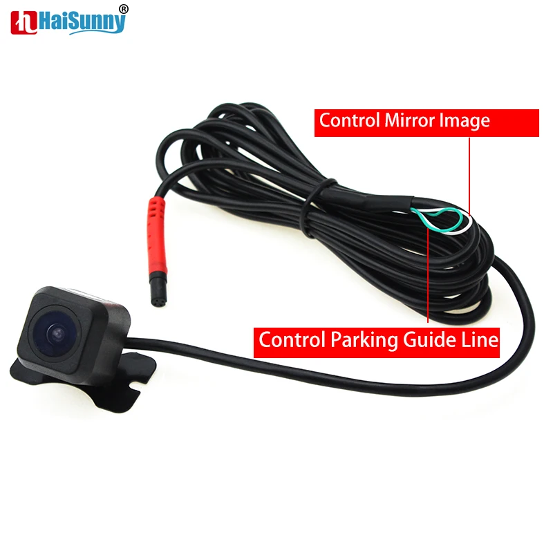Koop HaiSunny HD Hiden Mini Auto Voertuig Auto Auto Achteruitrijcamera Reverse Camera Met multifunctionele Conversie Lijn Geen Blind spot