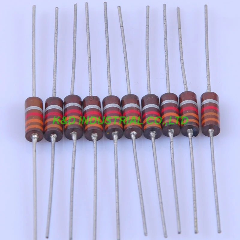 

10pcs Carbon Composition vintage Resistor 0.5W 3.3R ohm 5 %