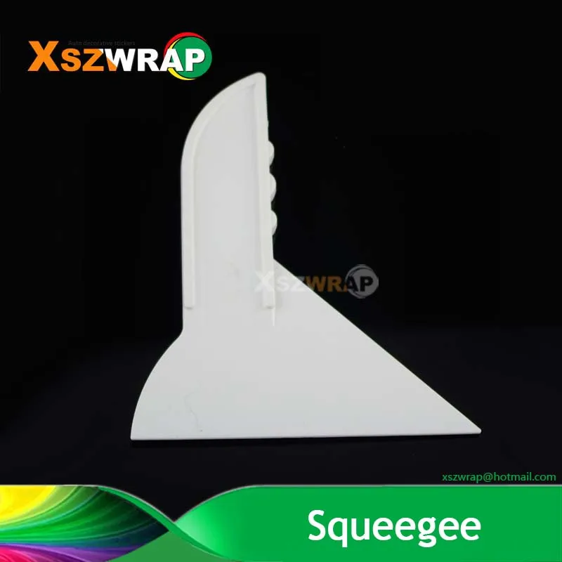 

18.5*15cm White Professional Window Tint Tool White Hard Squeegee White Slammer Car Tint Handled Squeegee Random Color