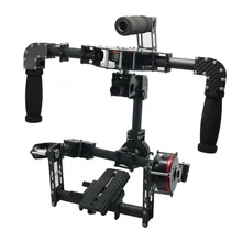 TZT 3 Оси Ручной Бесщеточный Gimbal с 3 шт. Двигателей Стабилизатор PTZ Крепление для Камеры DSLR