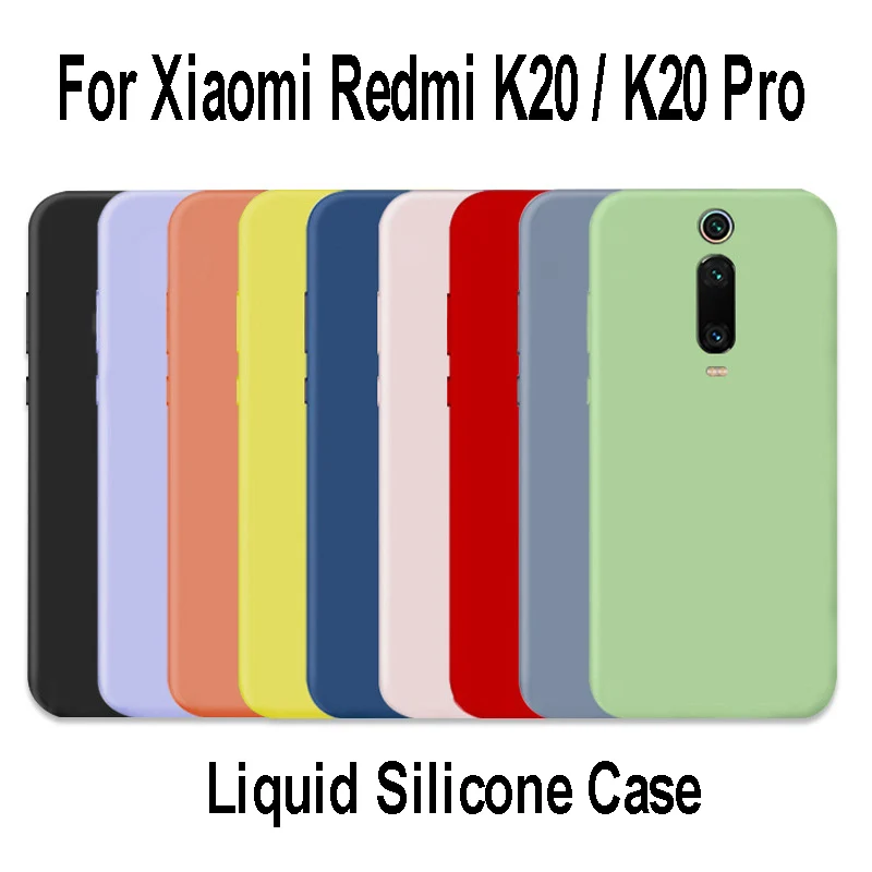

8 Color Soft TPU Case For Xiaomi Mi 9T Pro Redmi K20 Pro Case Liquid Silicone Soft Case Cover For Redmi K20 Pro Cover Case