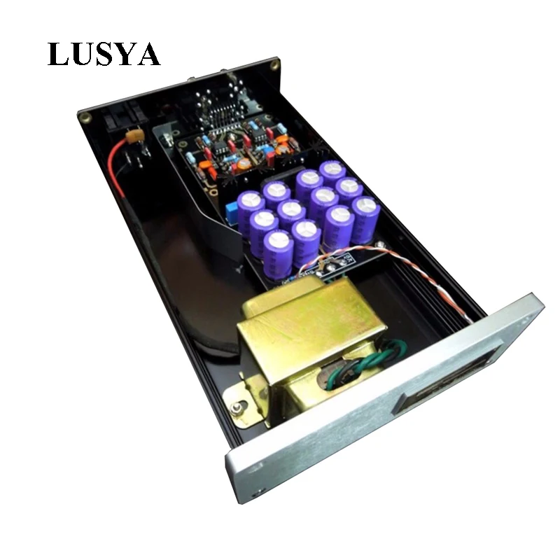 

Lusya HIFI DUAL MM RIAA Circuit OPA2111KP Turntable HiFi Phono Preamp Preamplifier Board with case G3-014
