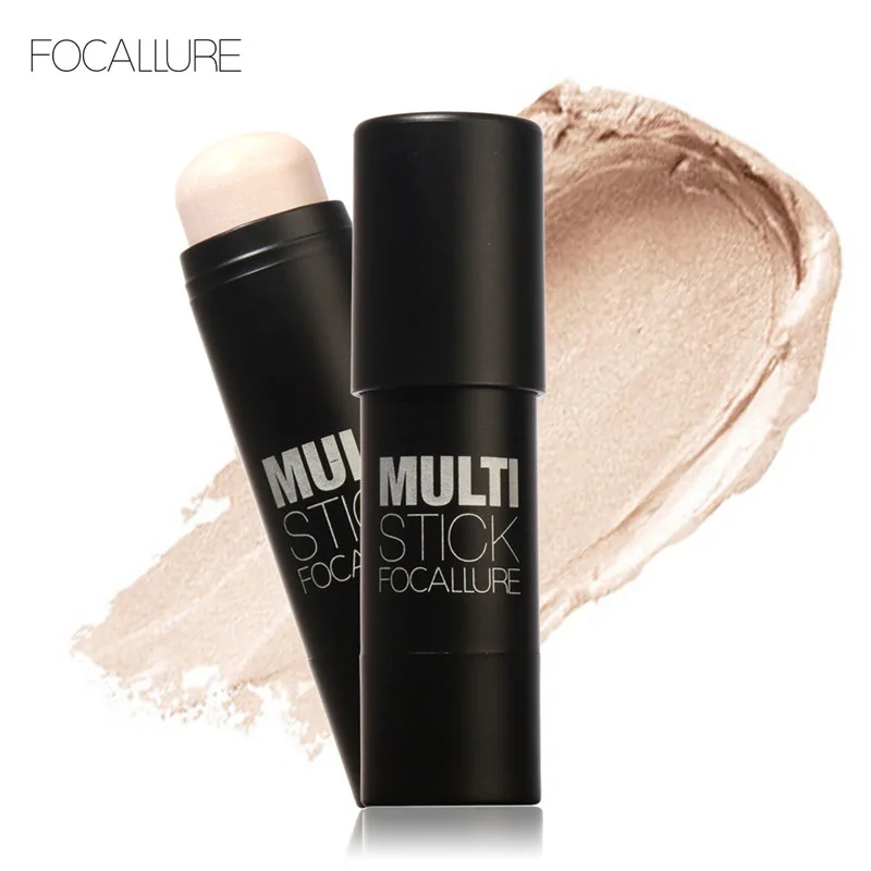 

Focallure Face Bronzer Highlighter Shimmer Bright Idea Illuminating Stick Long-lasting Concealer Face Blushes Corrector
