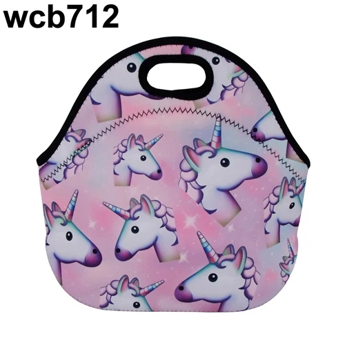 Jom Tokoy UNICORN TIME термоизолированные сумки для обеда с 3d принтом для женщин и детей, Термосумка для обеда, сумки для пикника, сумки-тоут - Цвет: wcb712