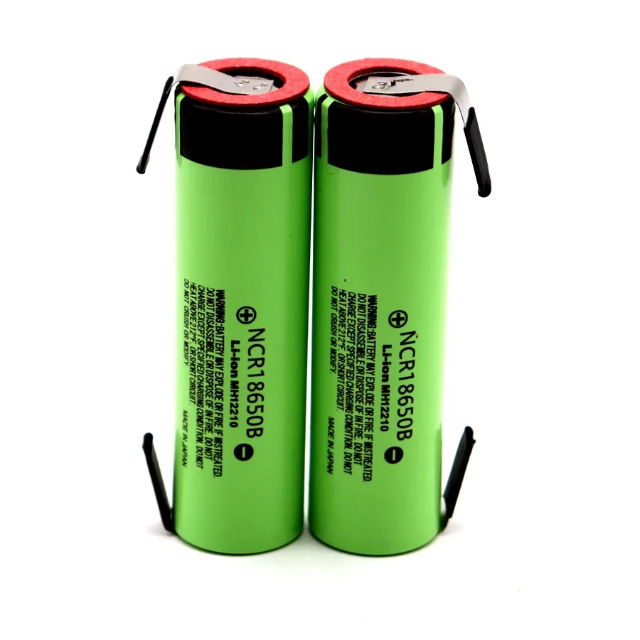 10 шт. NCR18650B 3,7 V 3400mAh 18650 перезаряжаемый литиевый аккумулятор 18650 батарея+ никелевый элемент DIY