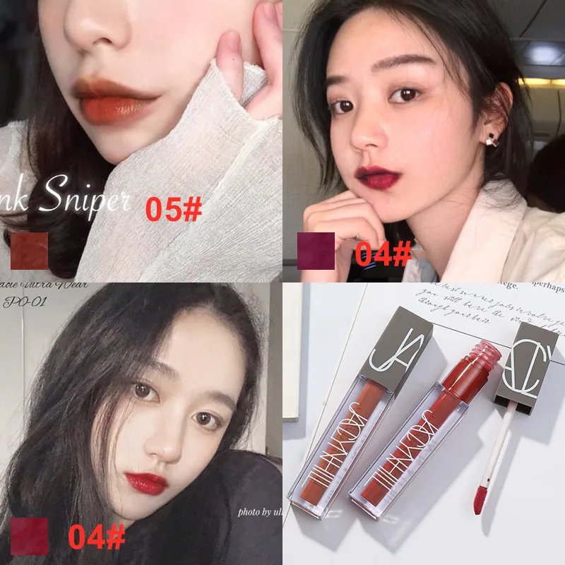 

Lip Gloss 5 Colors Moisturizing Matte Liquid Lipstick Mate Waterproof Long Lasting Moisturizing Lipgloss Lip Makeup Cosmetics
