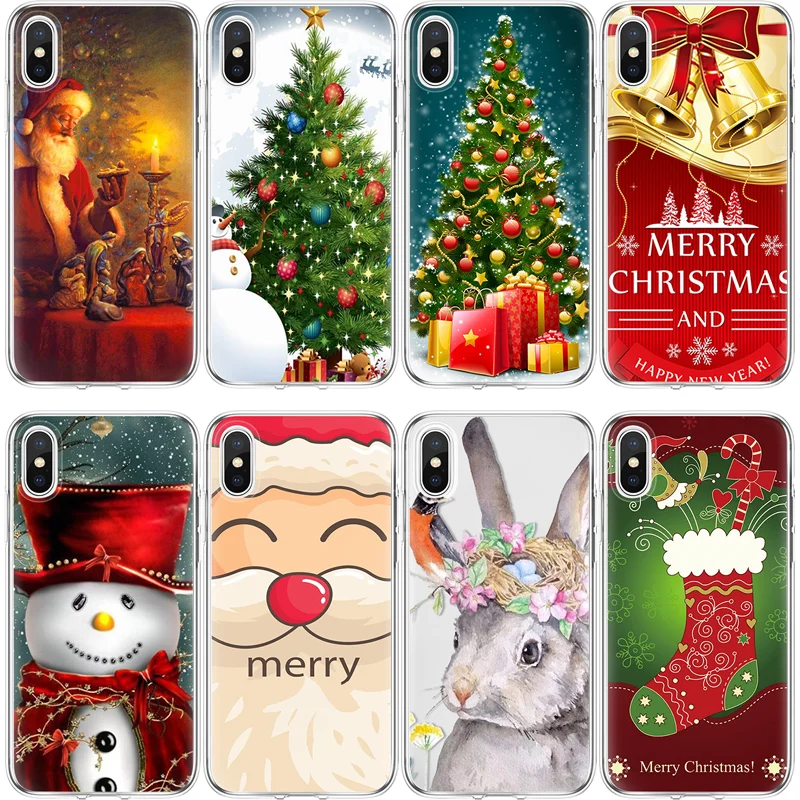

Xmas Tree Case For iPhone X 5S 5C SE 6 6S 7 8 Plus For Samsung Galaxy J3 J5 J7 A3 A5 A6 A8 2016 2017 2018 S7 S8 S9 Plus Fundas