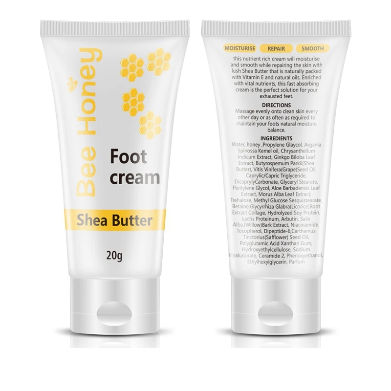 

2018 Peeling Foot Hand Repair Anti Dry Crack Ointment Cream 20g Skin Repair Honey Moisturizing feet skin care Cream