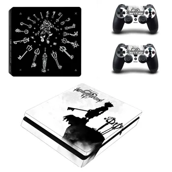 

PS4 Slim Kingdom Hearts III Skin Sticker Decals Designed for PlayStation4 Slim Console and 2 controller skins