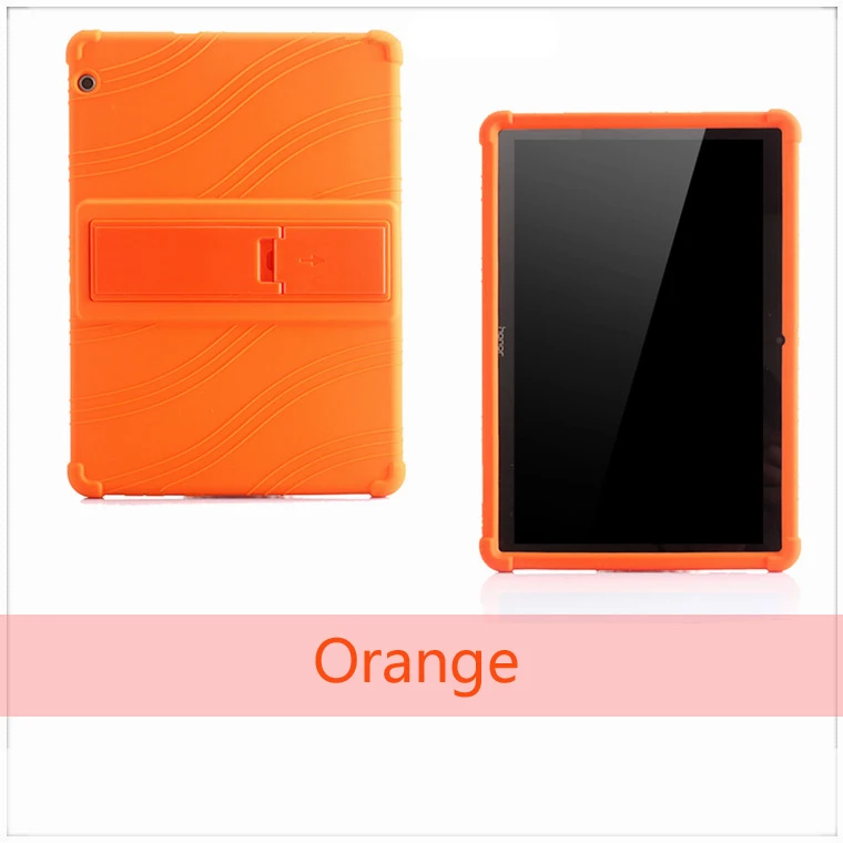 Силиконовый чехол для телефона, для huawei MediaPad T3 10 AGS-L09 AGS-L03 9,6 дюйма чехлы с подставкой и тонкий и мягкий чехол для задней крышки для honor игровой коврик 2 - Цвет: Оранжевый