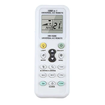 

10PCS/lot Wholesale Universal Worldwide Air Conditioner Remote Control Controller K-1028E LCD Display A/C Muli - White