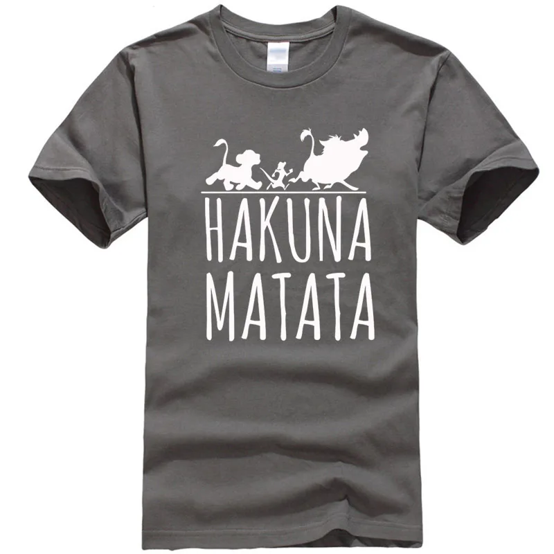 Мужская Повседневная футболка высокого качества из хлопка с принтом hakuna matata, с коротким рукавом, мужская повседневная Летняя футболка с надписью Big Bang Theory