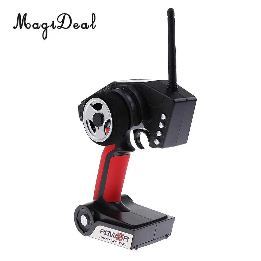 MagiDeal 3CH Digital Radio Remote Controller for WLtoys A949-57 RC Car Boat Truck Remote Control Parts
