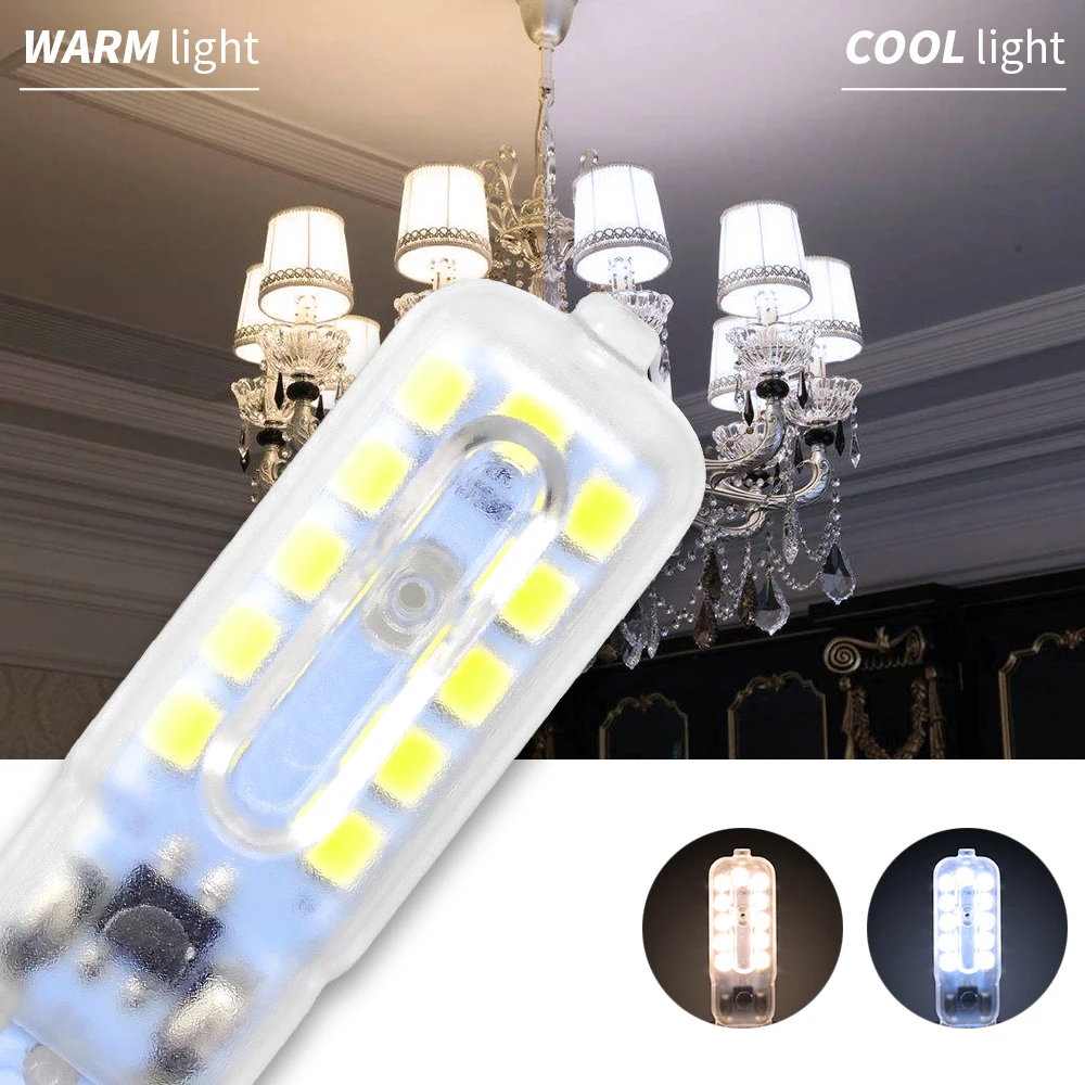 

G9 Led Light 220V Bulb SMD 2835 Spotlight LED 3W 5W For Crystal Chandelier Replace 30W 50W Halogen LED Lamp Candle Light Bulb