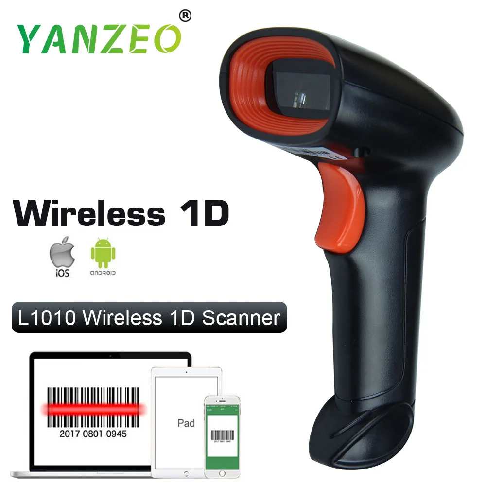 Yanzeo 1D/2D USB проводной Bluetooth беспроводной считыватель QR считыватель штрих-кода PDF417 IOS Android IPAD ручной 2,4G сканер штрих-кода