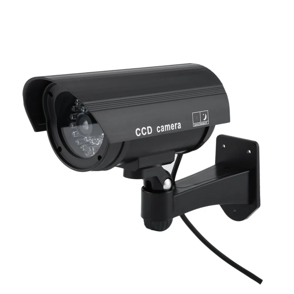 

Waterproof Outdoor Indoor Home Security Guard Dummy CCD Camera Simulation Surveillance Camera Built In LED Flashing Light