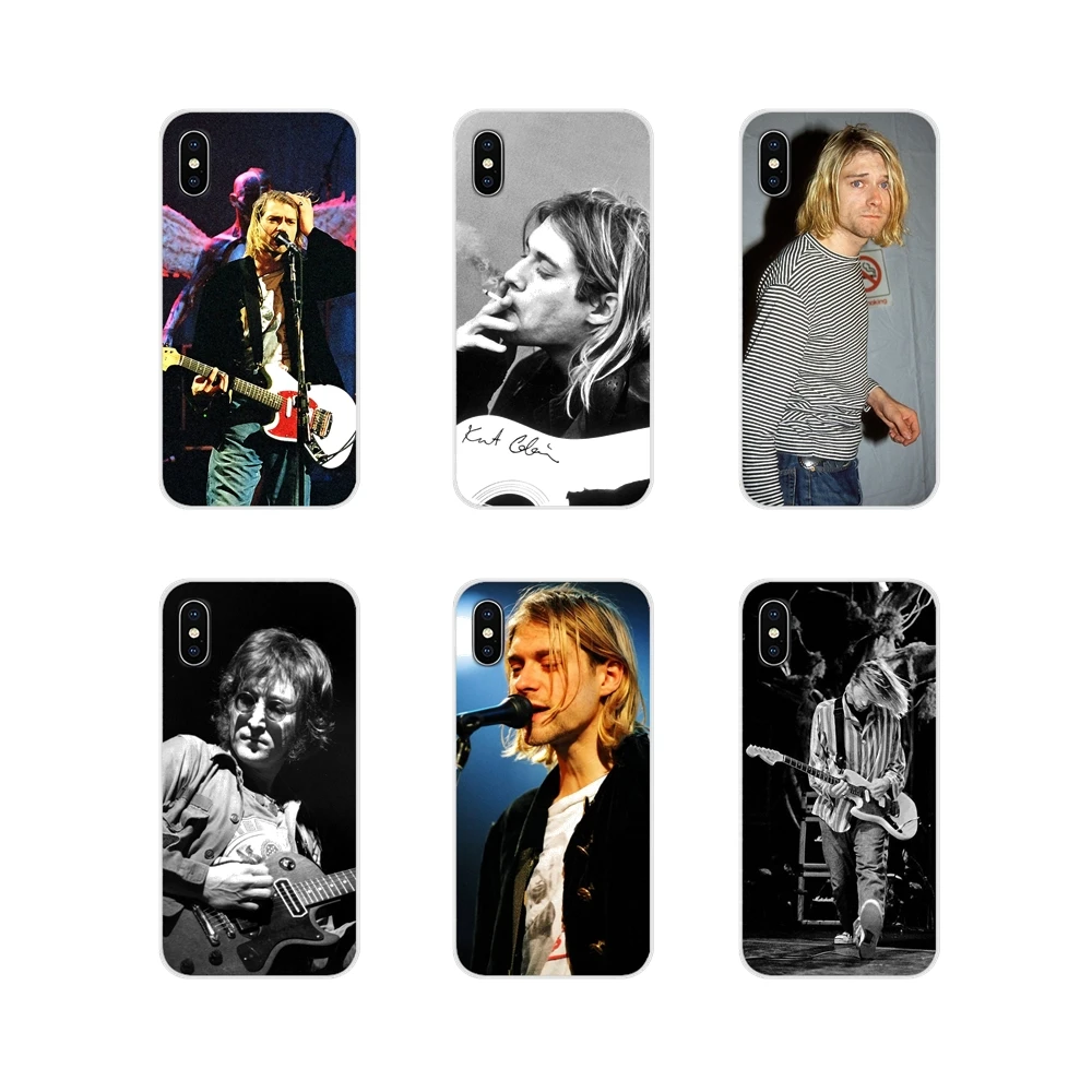 Чехлы из ТПУ для HTC One U11 U12 X9 M7 M8 A9 M10 E9 Plus Desire 630 530 626 628 816 820 830 Nirvana Kurt Cobain Grunge Rock Cute |