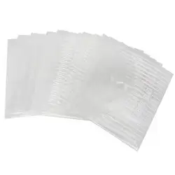 20 шт. белый прозрачный Пластик Пресс застежка-бабочка сумки для A4 Бумага