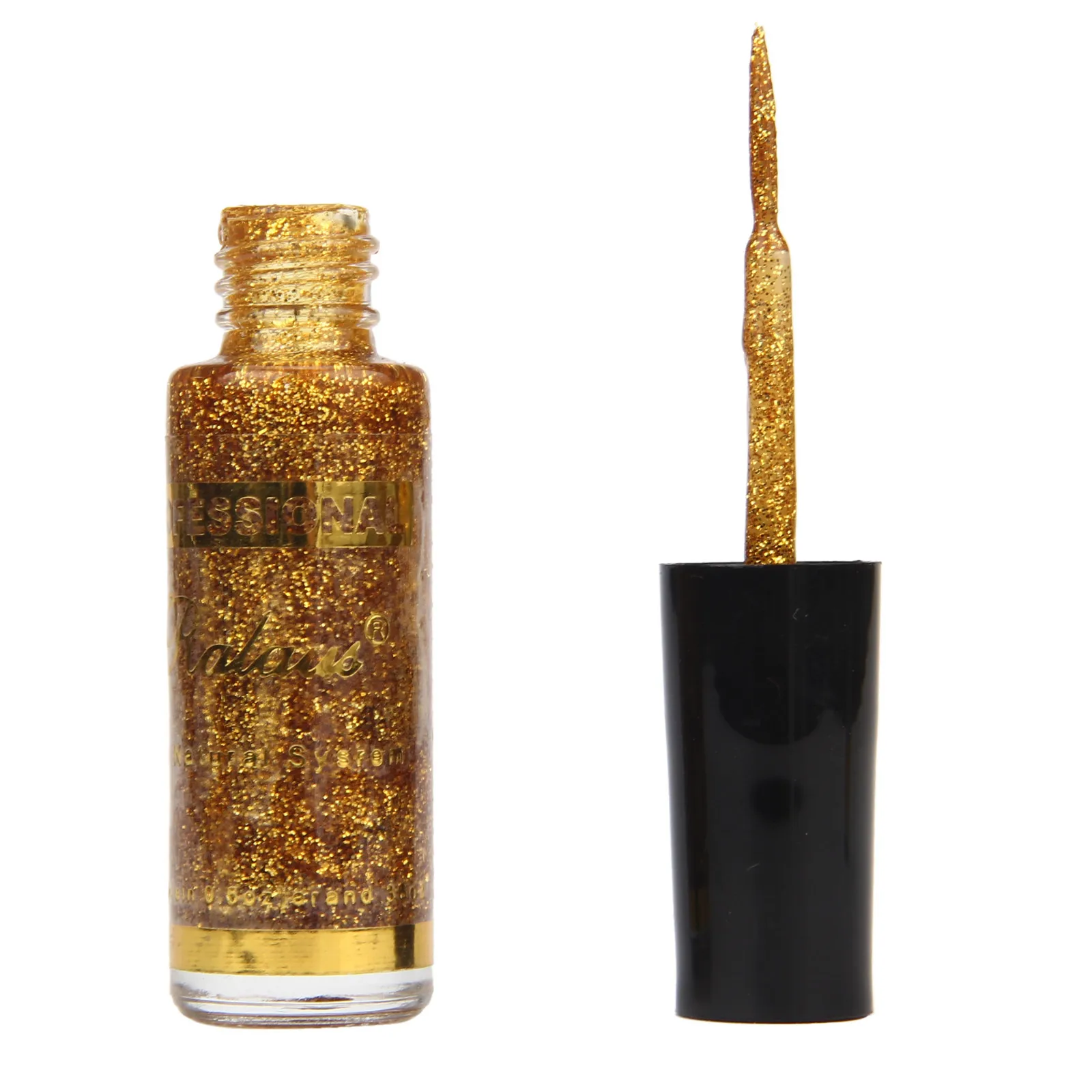 

1PC Glitter Nail Polish 8.2x1.5cm gold Silver Non-toxic no stimulation Strokes Nail Polish Painting Pen women Manicure art