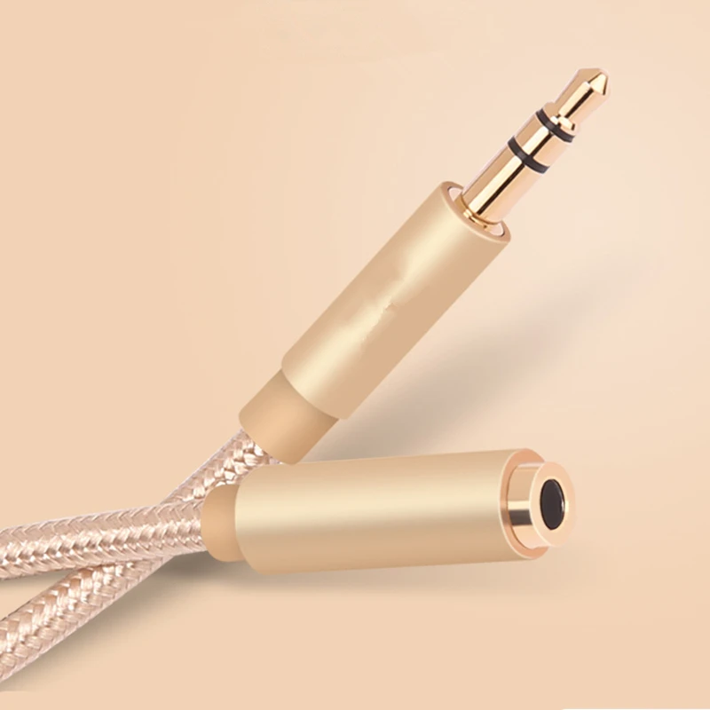 Rankman 3.5mm Jack Male to Female 3.5mm Extension Audio Cable Stereo AUX Cord Line for PC MP3 Speaker Phone Car Earphone