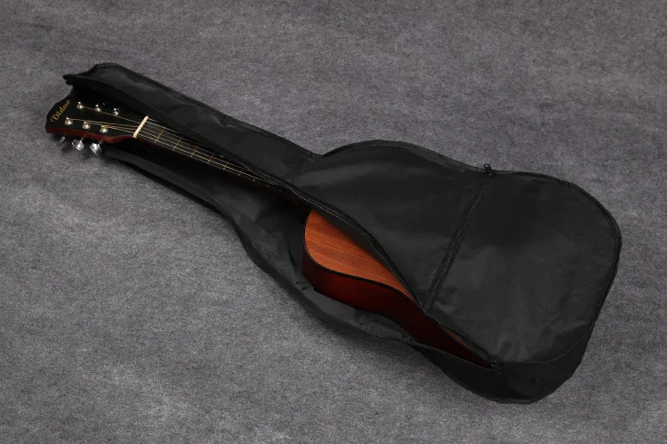 30/34/36/38/40/41 Inch Guitar Bag Electric Bass Bag Ukulele Soft Case with Double Straps Backpack Side Portable Handle Pocket