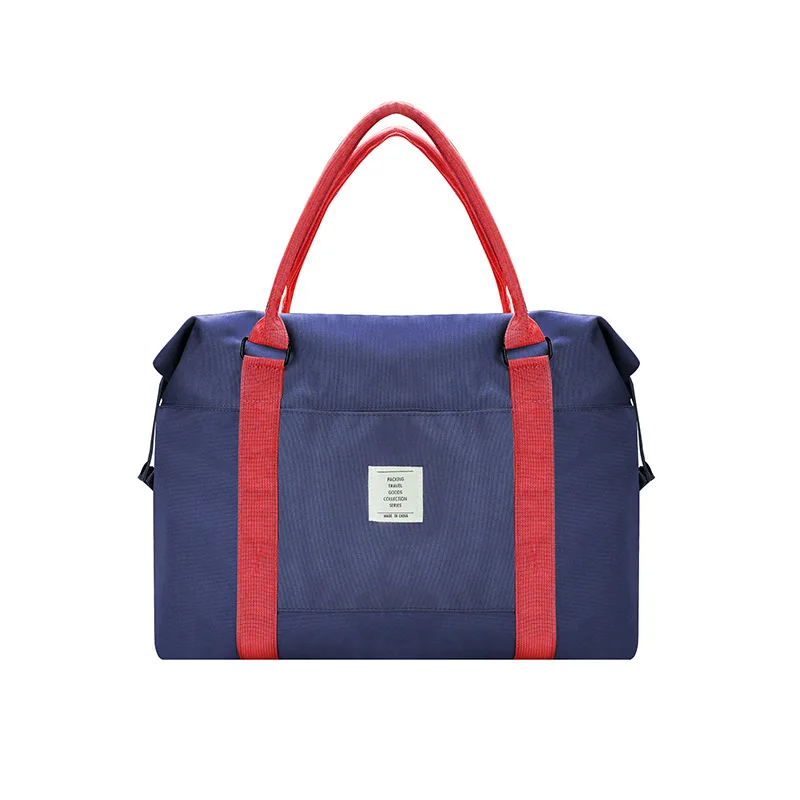 

2019 New Large Capacity Travel Handbag Waterproof Unisex Luggage Bag Nylon Duffle Bag Airplane Pattern Clothes Storage Handbags