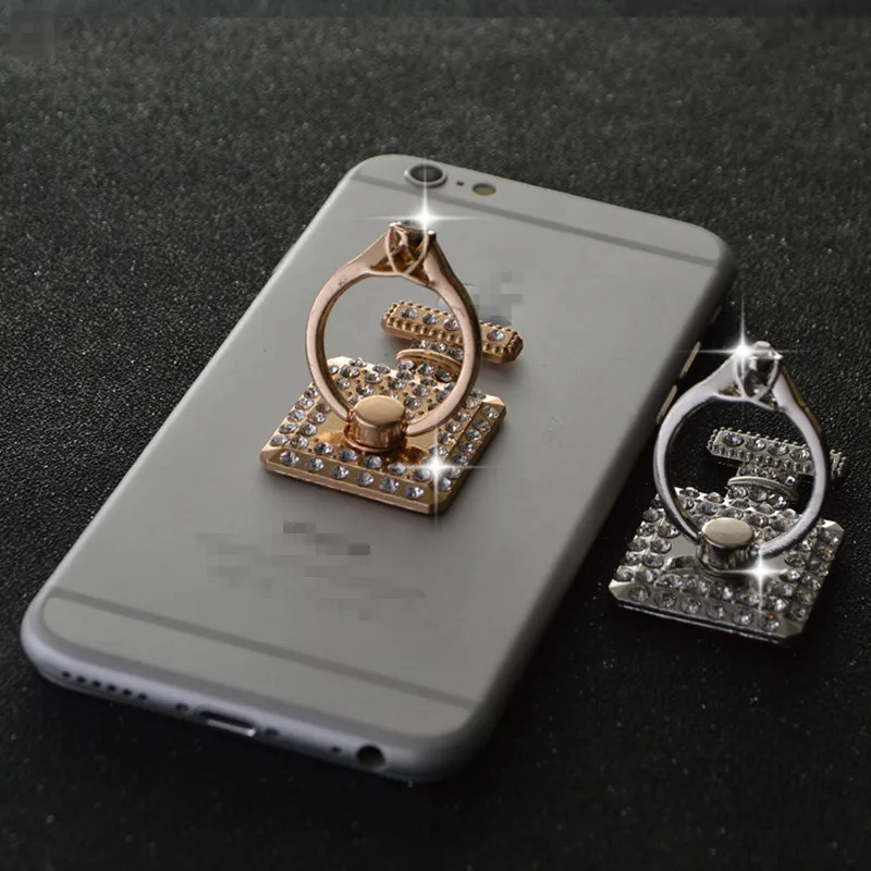 Флакон духов с бриллиантами форма держатель телефона с кольцом на палец Стенд Универсальный мобильный телефон i кольцо стенд держатель для смартфонов Pipsocket