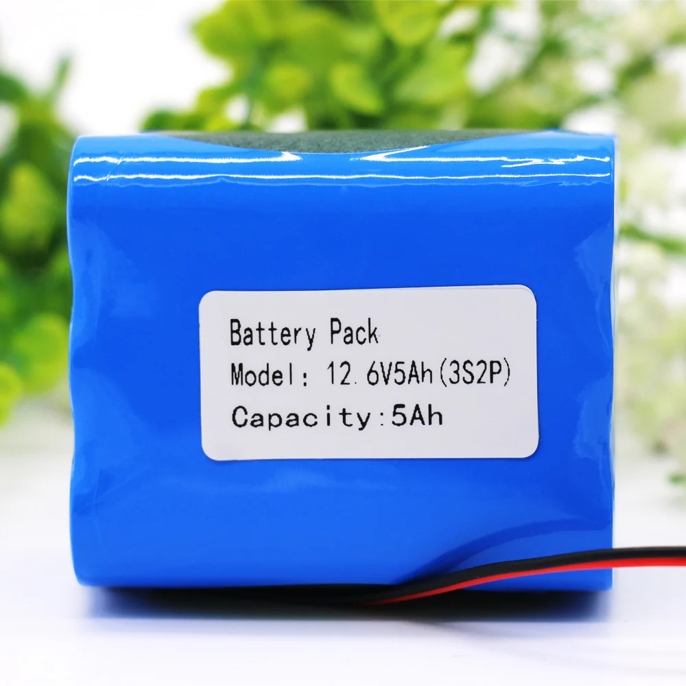 KLUOSI 12V аккумулятор 3S2P 11,1 V/12,6 V 5000mAh 18650 литий-ионный аккумулятор с 5А BMS для светодиодный светильник