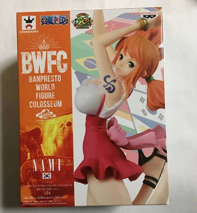 

WSTXBD Original Banpresto One Piece OP DBZ World Figure Colosseum SC9 BWFC2 Nami Model Figurals Brinquedos Vol.03