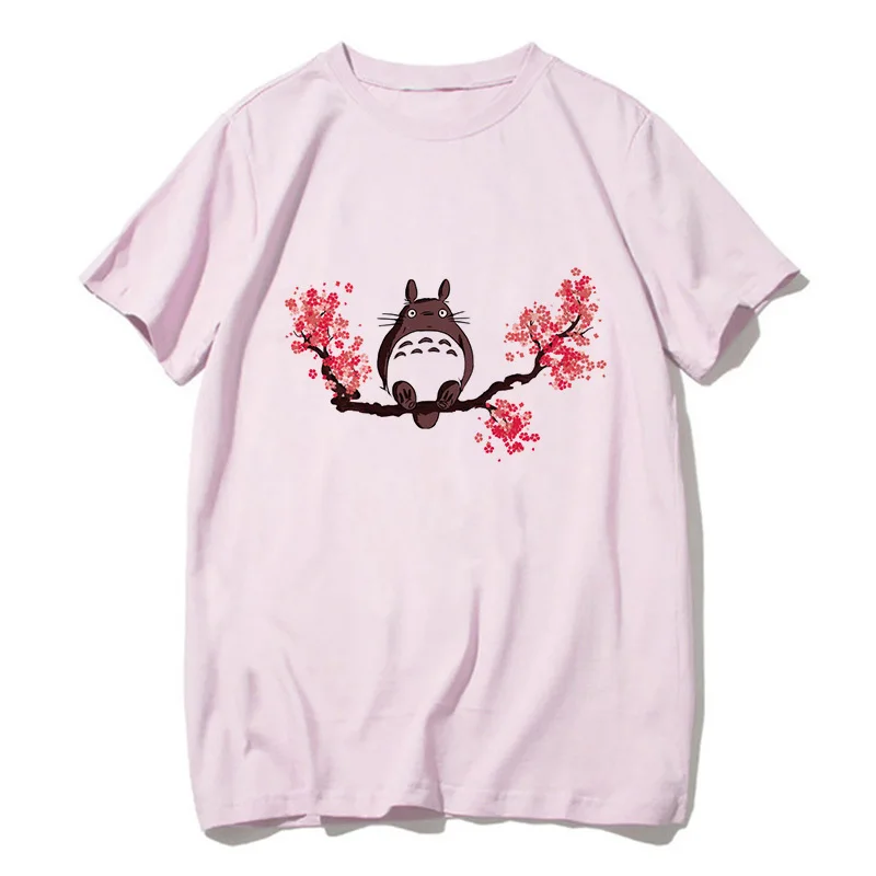 Totoro Shirt Women Men Studio Ghibli Miyazaki Hayao Anime Spirit Away T Shirt Men Women Japanese Anime Cartoon Clothes T-Shirt