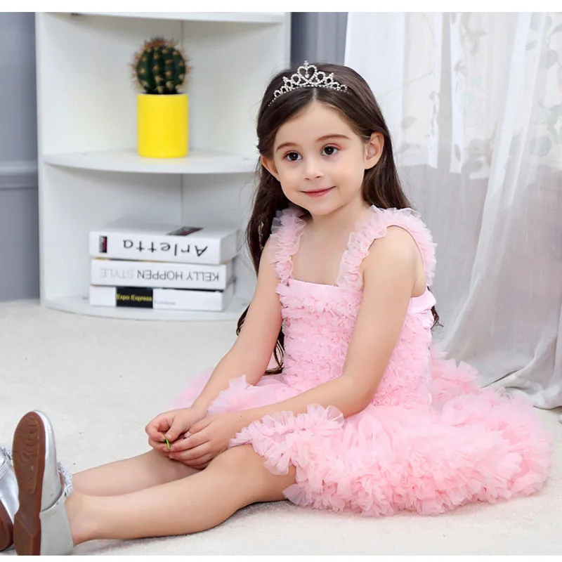 Girls dress children's pettiskirt baby cake skirt (7)