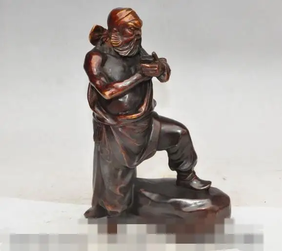 

S2760 11" chinese folk bronze Buffy the Masters Exorcist zhongkui ChungKuel god statue
