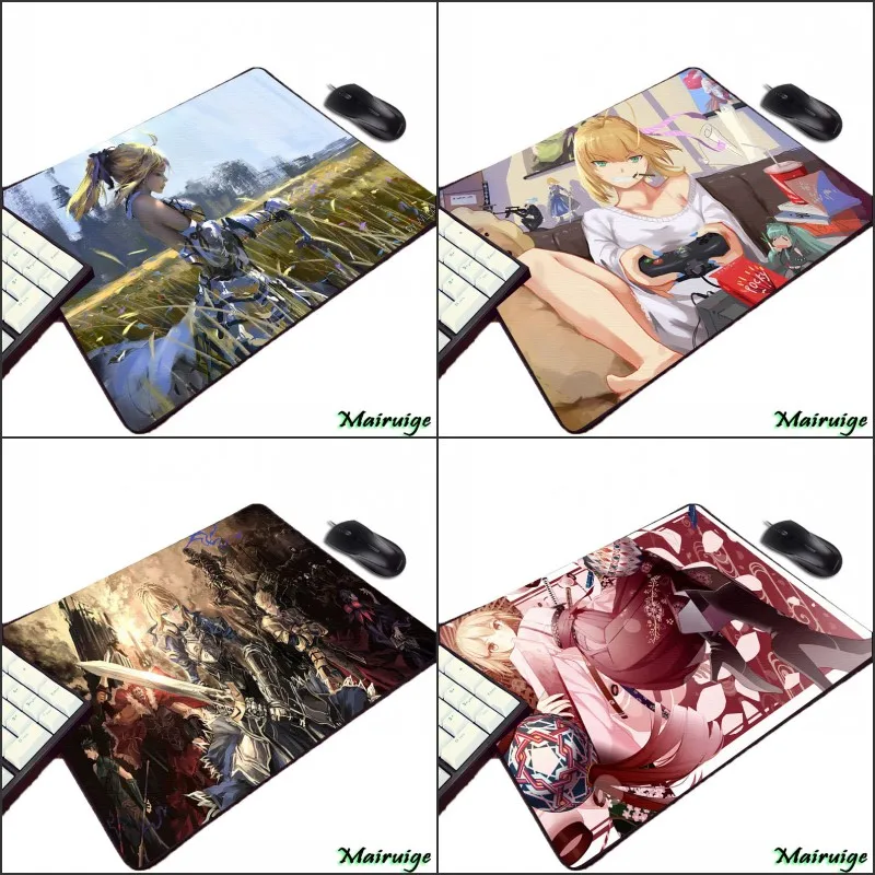 Резиновый коврик Mairuige для мыши и ПК аниме серии Fate Stay Night Zero большой заказ