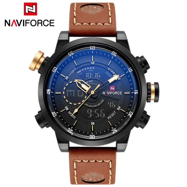 

2018 Luxury Brand NAVIFORCE Men Watch Sport Military Male Clock Men Quartz-watch Date Display Wristwatch Waterproof Montre Homme