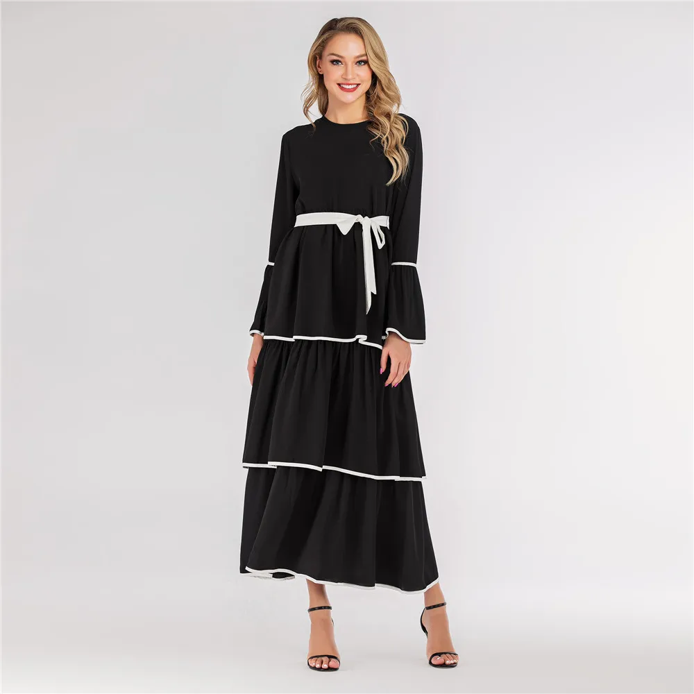 Vestidos Arabes Elegantes Vestido Musulman Mujer Oman ropa mujer Robe Musulmane Femme Baju мусульманский Wanita Sukienki