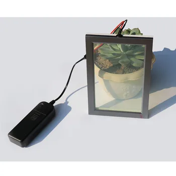 

Self-adhesive Smart PDLC Film as rear projection screen film Privacy Film Glass Sample 20cm x 15cm